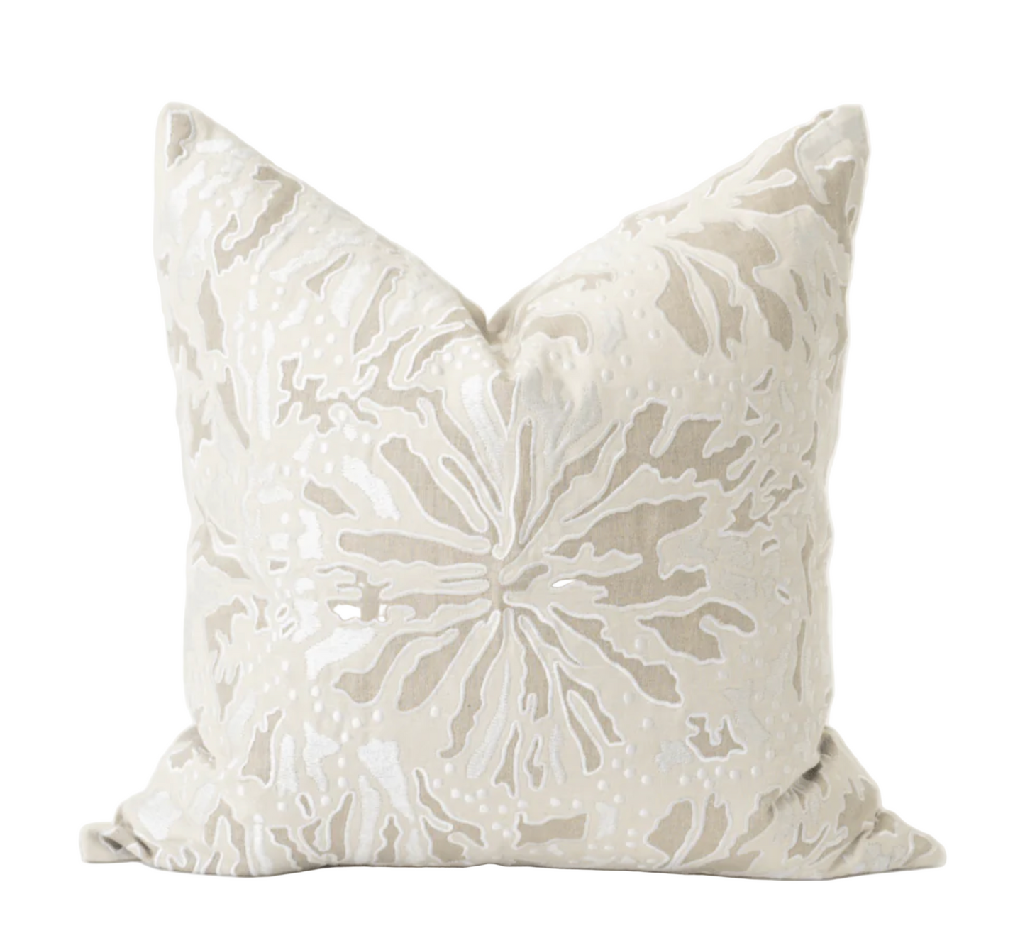Butterfly Natural Cushion 55cm