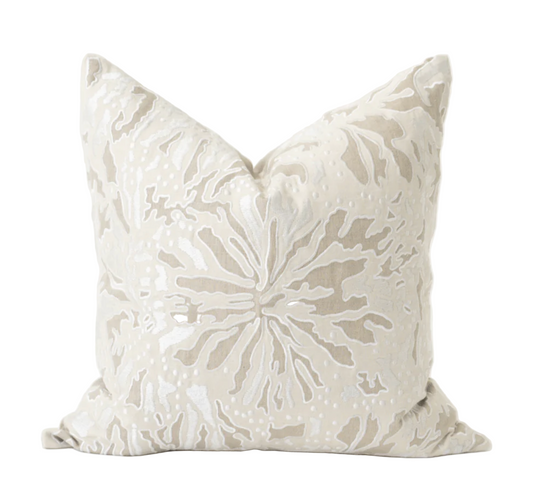 Butterfly Natural Cushion 55cm