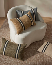 Mila Forest - Chunky Stripe Lumbar Cushion