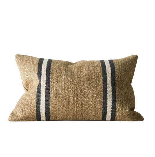 Mila Desert - Chunky Stripe Lumbar Cushion