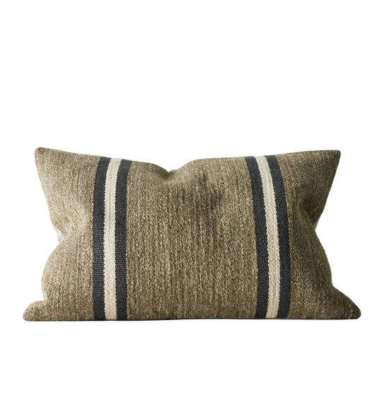 Mila Forest - Chunky Stripe Lumbar Cushion