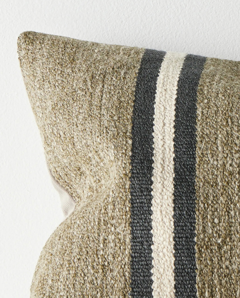 Mila Forest - Chunky Stripe Lumbar Cushion