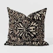 Butterfly Black Cushion 55cm x 55cm