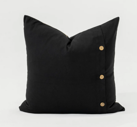 Butterfly Black Cushion 55cm x 55cm