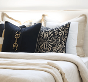 Butterfly Black Cushion 55cm x 55cm