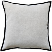 Maya 55cm Square - Oatmeal | Black Border